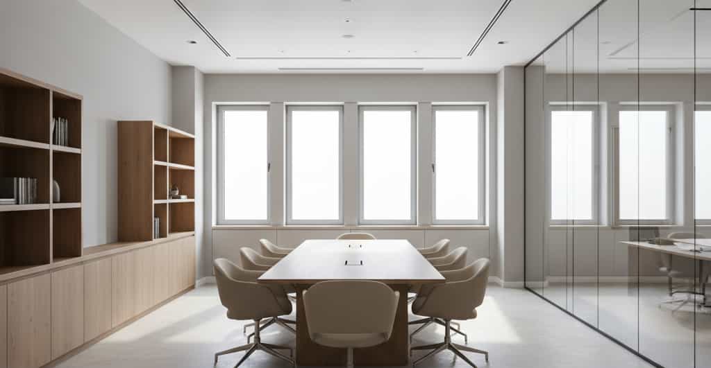 Modern UK commercial office interior symbolising strong professional partnerships and long-term business stability